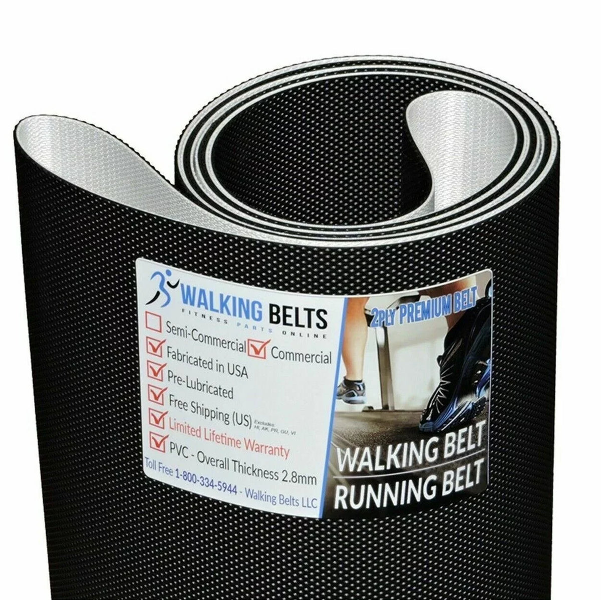 Keys Pro 400 Treadmill Walking Belt 2ply