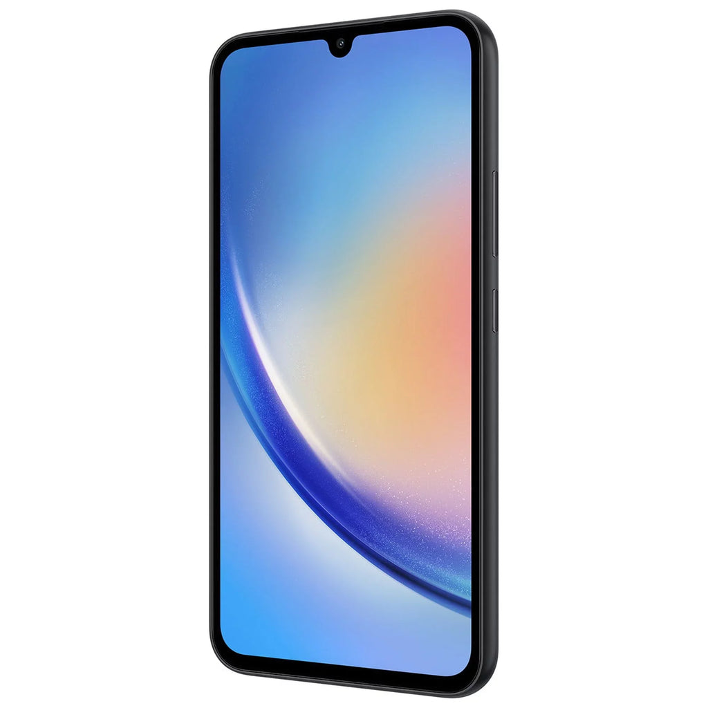 Restored Samsung Galaxy A34 5G A346M 128GB Dual SIM GSM Unlocked Android Smartphone (Latin Variant/US Compatible LTE) - Awesome Graphite (Refurbished)