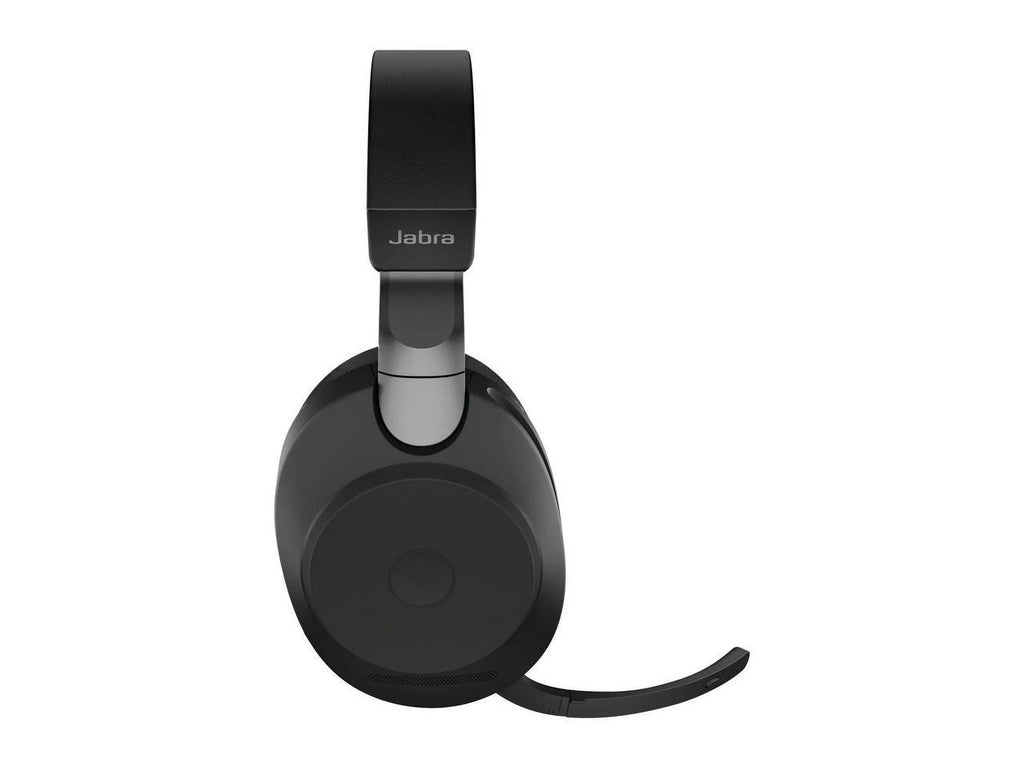 Jabra Evolve2 85 UC Wireless Headphones with Link380a, Stereo, Black - Wireless Bluetooth Headset for Calls and Music, 37 Hours of Battery Life, Advanced Noise Cancelling Headphones