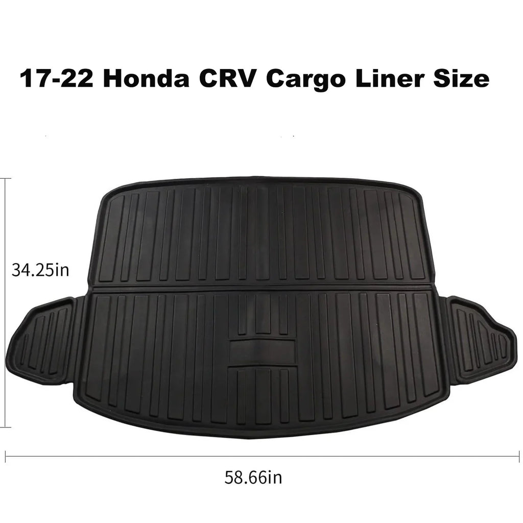 Cargo Liner Fit 2017-2022 Honda CR-V All Weather Rear Trunk Protection Cargo Tray Floor Mat for Honda CR-V 2017 2018 2019 2020 2021 2022 Accessory, Black