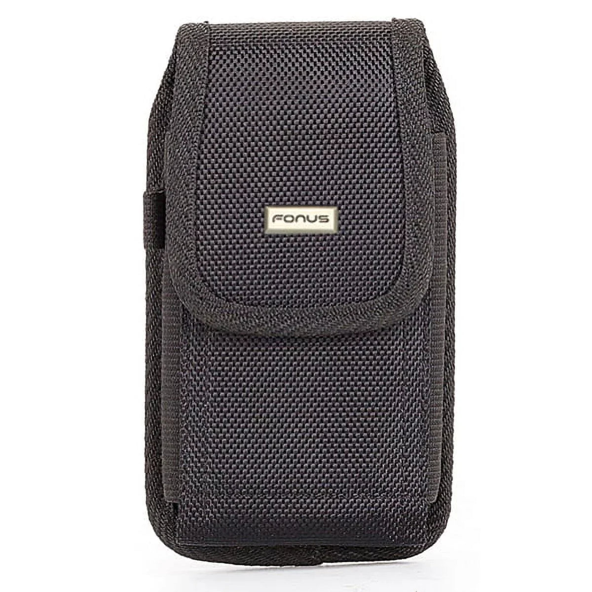 Rugged Durable Canvas Case Holster Metal Belt Clip w Braided Type-C USB Cable 10ft Long Sync Wire E6Q for Samsung Galaxy S8+, S10 Plus 5G Note 9 8 A9 A50 - Sony Xperia XZ3 - Xiaomi Mi 9