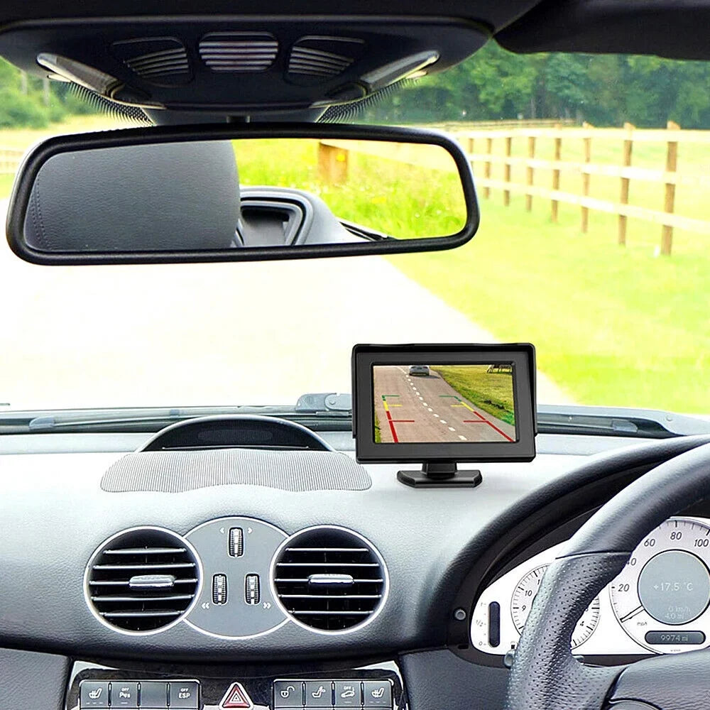 4.3" TFT LCD Car MonitorRear View HD Camera Display Reverse Monitor NTSC PAL