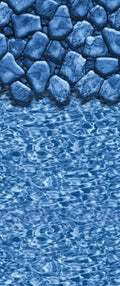 SmartLine Unibead Liner for 18' Round Swimming Pool | 54" Height | 25 Gauge | Boulder Swirl