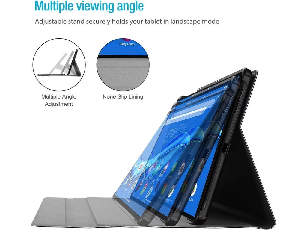 Wireless Keyboard Case for Lenovo Tab K10 2021 / Lenovo Tab M10 FHD Plus 2020 2nd Gen 10.3 inch TB-X606F / TB-X606X Slim Shell Lightweight Stand Wrap with Detachable Keyboard