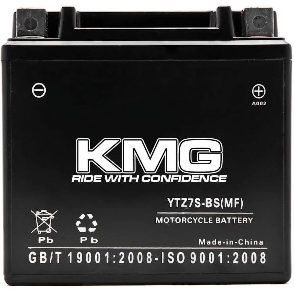KMG YTZ7S Battery Compatible with Honda 125 PCX125 2011 Sealed Maintenance Free 12V Battery High Performance SMF OEM Replacement Powersport Motorcycle ATV Scooter Snowmobile Watercraft