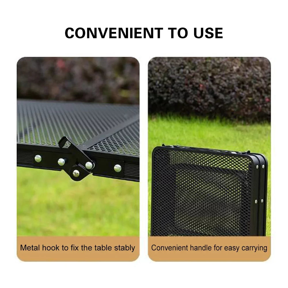 OWSOO Folding Table, Compact and Portable, Essential for Picnics and Camping, Food Prep Station