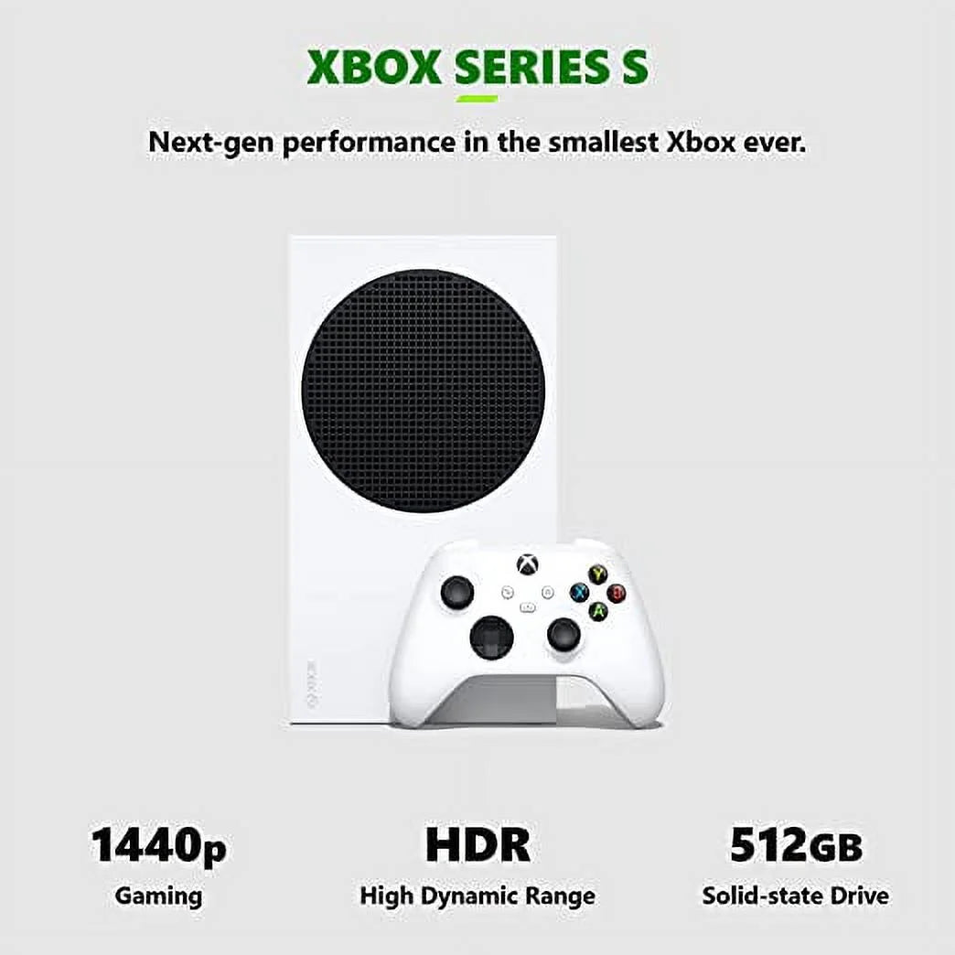 Pre-Owned MICROSOFT XBOX SERIES S 512GB GAME CONSOLE RRS-00001 - WHITE (Refurbished)
