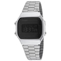 NEW RETRO SILVER & BLACK WATCH A168WEM-1VT