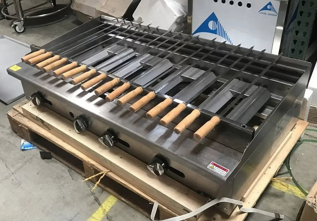 48 ins Natural gas/Propane shish kabab broiler NSF SSK48