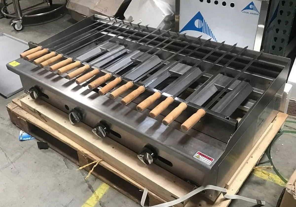 48 ins Natural gas/Propane shish kabab broiler NSF SSK48