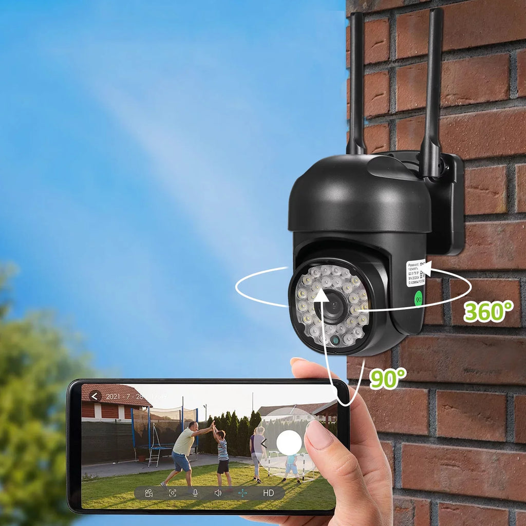 Nebublu 1080P Cameras with Color Night Vision, Smart Motion Detection, IP65 Waterproof , Keep Your Home Safe and Secure