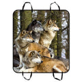 GCKG Wolfs Wild Animal Pet Car Seat Protection Dog Car Seat Mat Hammock Cargo Mat Trunk Mat For Cars Trucks and SUV 54x60 inches