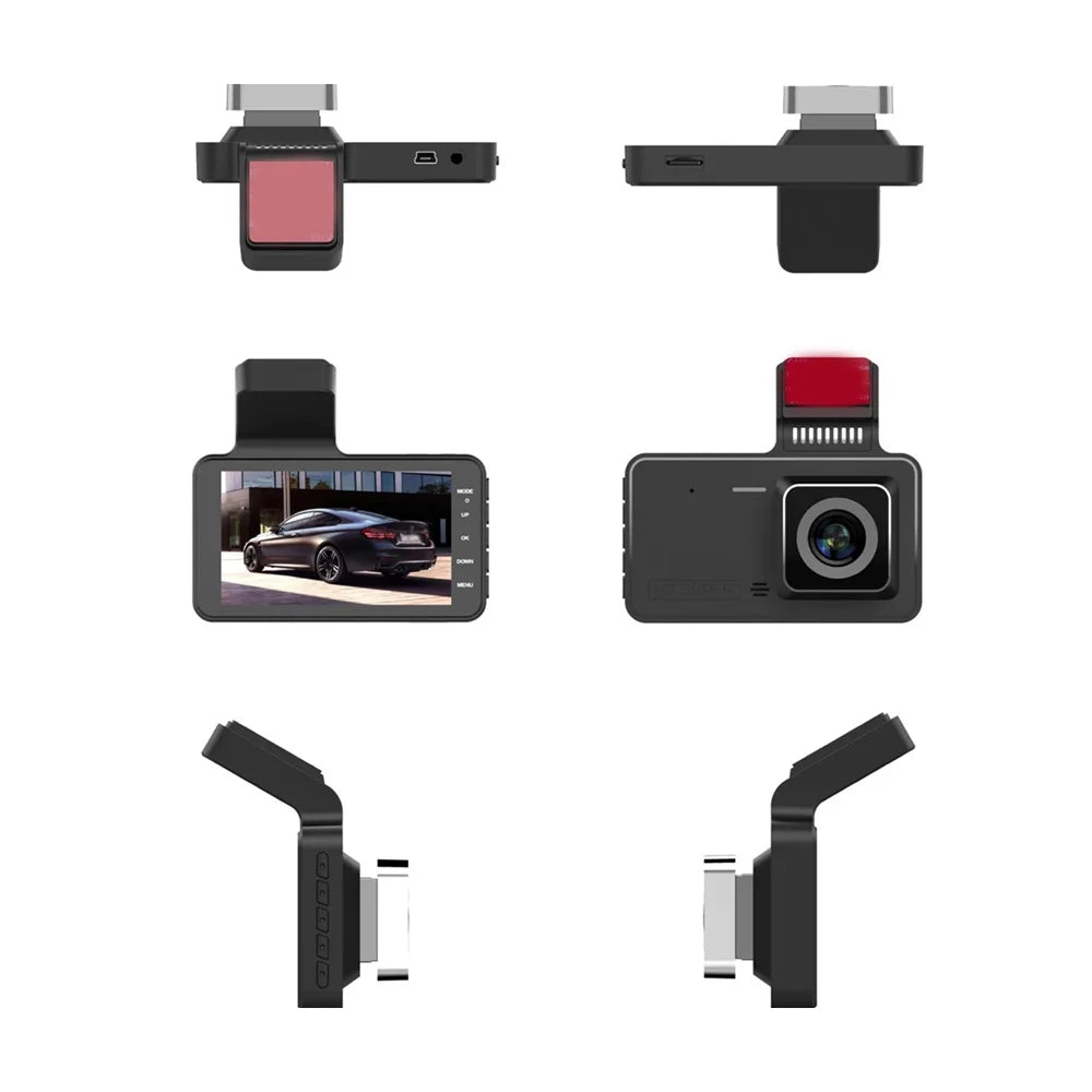 Tomshoo 1080P DVR Dash Camera, Car Dashcam Driving Recorder, Touchscreen, Night Vision, Loop Recording