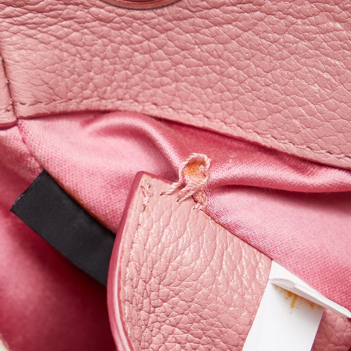Pre-Owned Authenticated Miu Miu Flower Print Crossbody Calf Leather Pink Crossbody Bag Unisex (Good)