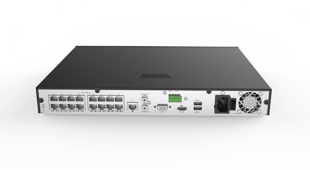 Revo RU162MD8G-3T Ultra HD 16 Channel 3TB NVR Surveillance System with 8 x 4 Megapixel Cameras