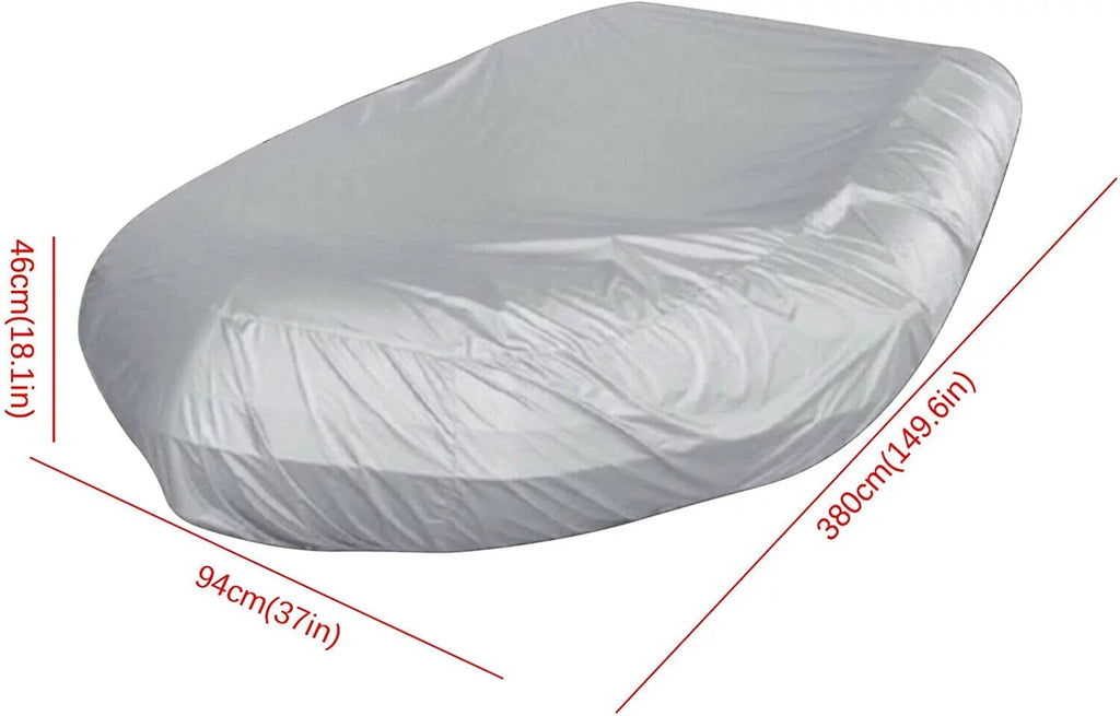 Miumaeov Inflatable Heavy-Duty Waterproof and UV-Resistant Marine Grade Polyester for V-Shaped Hull Professional Type Fishing Vessel Speed Craft Bass Vessel