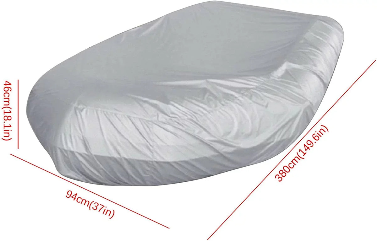 Miumaeov Inflatable Heavy-Duty Waterproof and UV-Resistant Marine Grade Polyester for V-Shaped Hull Professional Type Fishing Vessel Speed Craft Bass Vessel