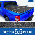 Tyger Auto T5 Alloy Hardtop Truck Bed Tonneau Shield Compatible with 2014-2021 Toyota Tundra | 5.5' Bed | TG-BC5T3432 | Aluminum