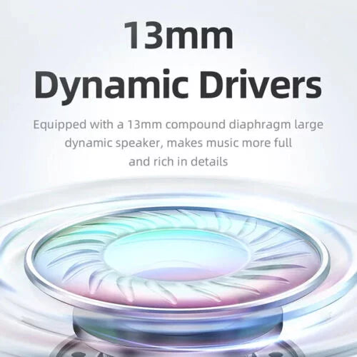 for TCL Lively Flip Wireless Earbuds Bluetooth 5.3 Headphones with Charging Case,Wireless Earphones with Noise Cancelling Mic,IPX4 Waterproof Earphones,Touch Control - Black