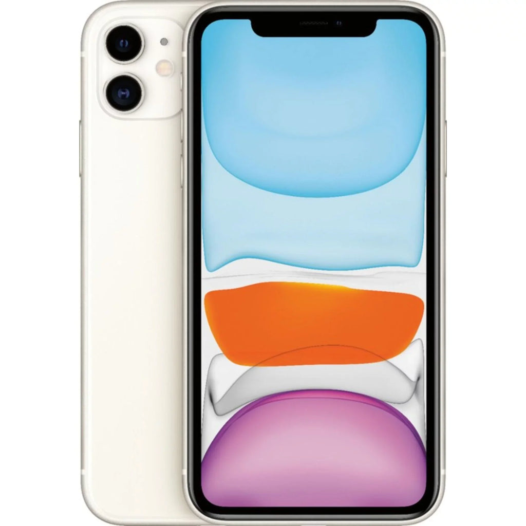 Restored Apple iPhone 11 128GB Fully Unlocked (Verizon + Sprint + GSM Unlocked) - White (Refurbished)