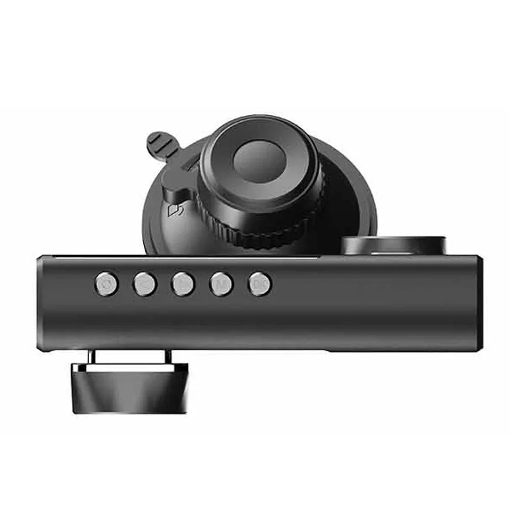 Tomshoo Multi Language Dash Cam with Triple Channel System, Front/Rear/Inside Car Cameras, Auto Safety Driving Recorder