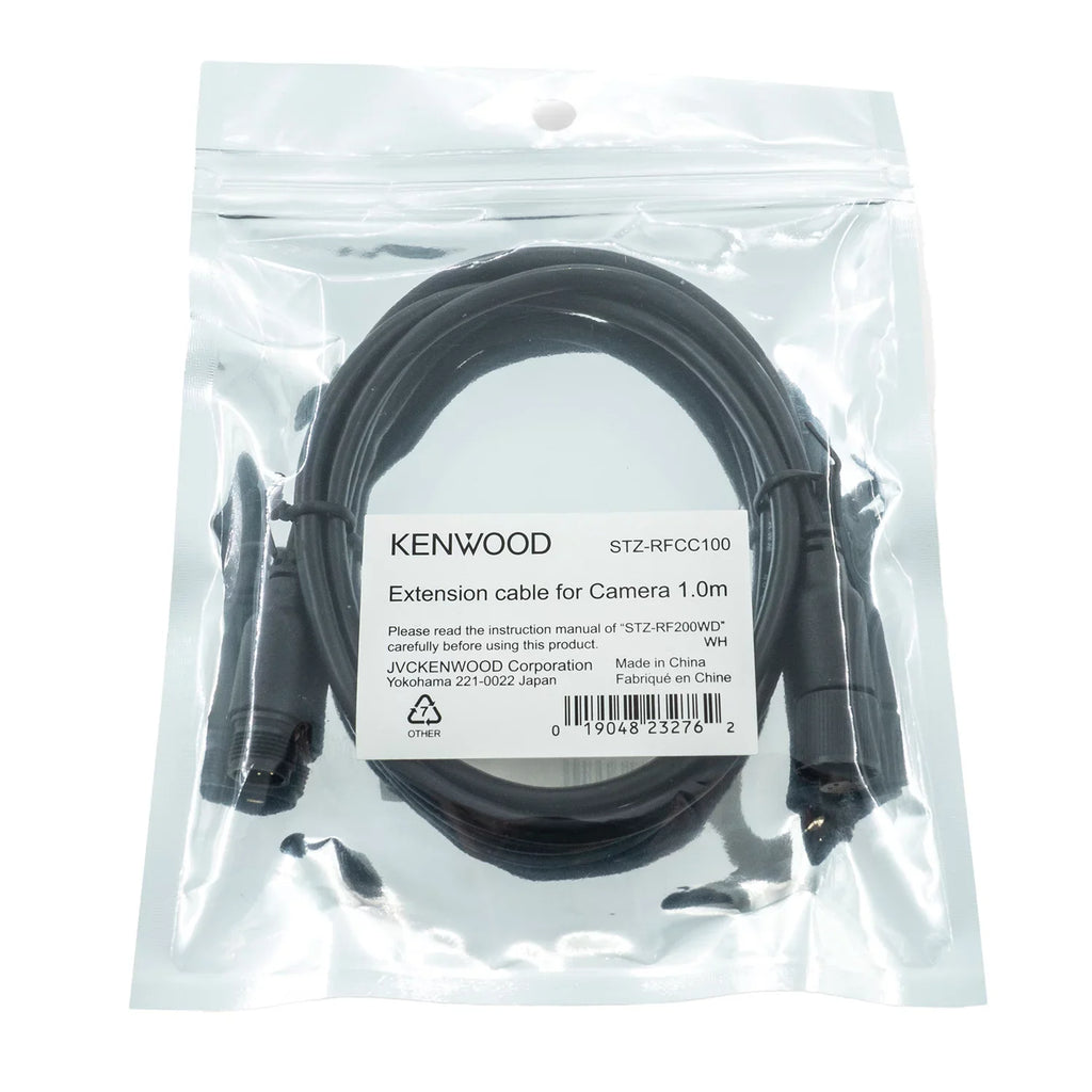 KENWOOD STZ-RFCC100 Camera Extension Cable for KENWOOD STZ-RF200WD Motorsports Front-and-Rear Action Camera System (3.2 Ft.)