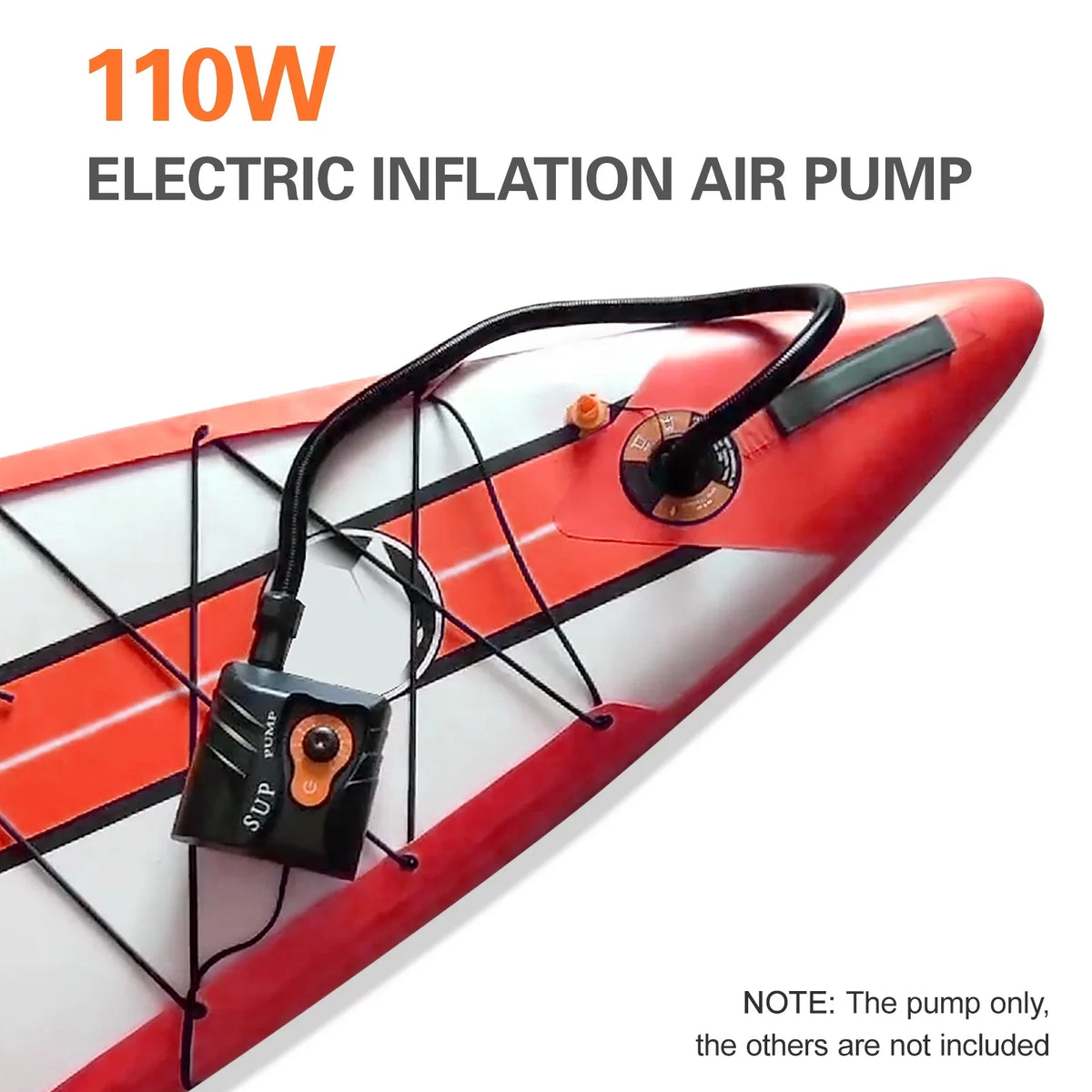 Reliable 16 PSI Electric Air Pump with 6 Nozzles for Inflatables and Ship at ammoon