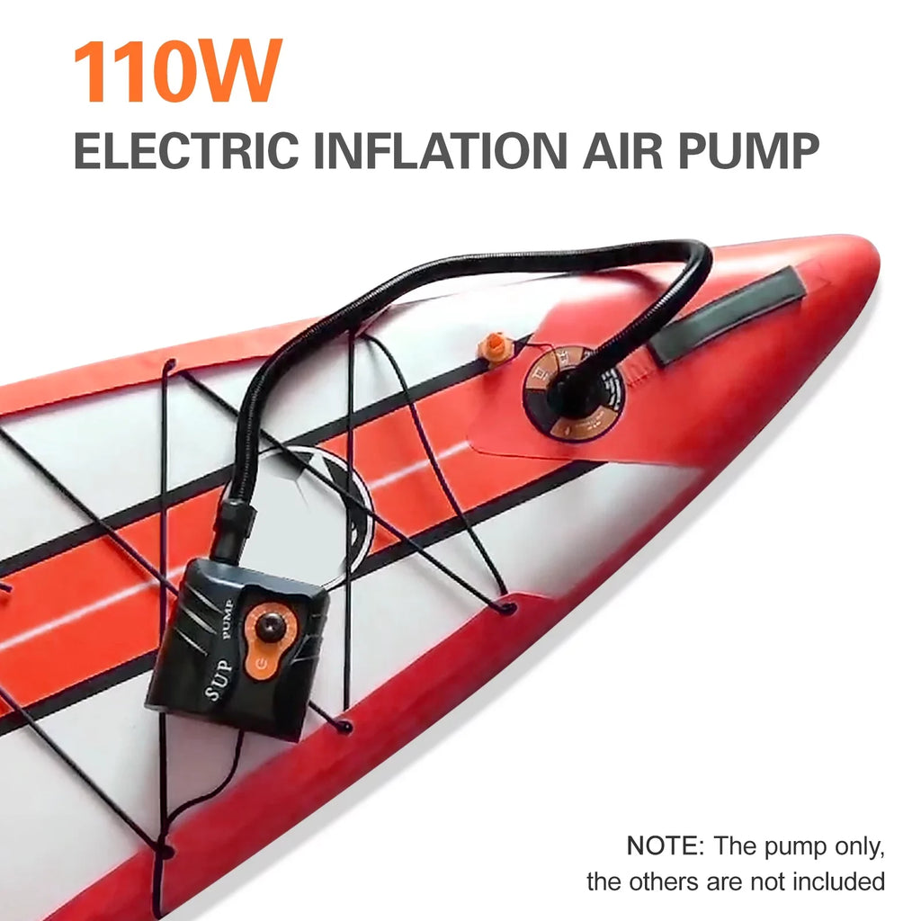 STERMAY 16PSI Electric Inflation Air Pump with 6PCS Nozzles for Inflatable and Ship