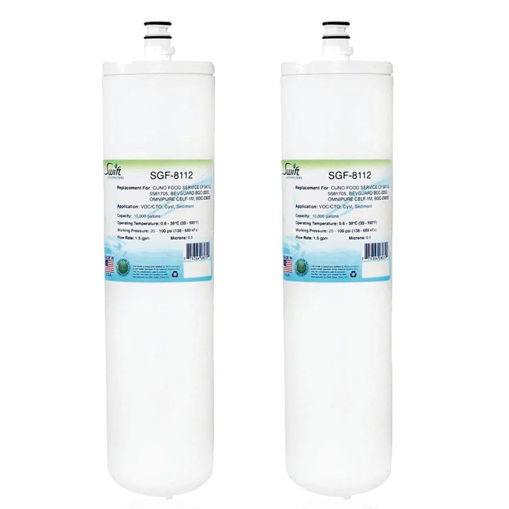 Swift Green Filters SGF-8112 Compatible Commercial Water Filter for CFS8112, 5581705 , Made in (Pack of 2)