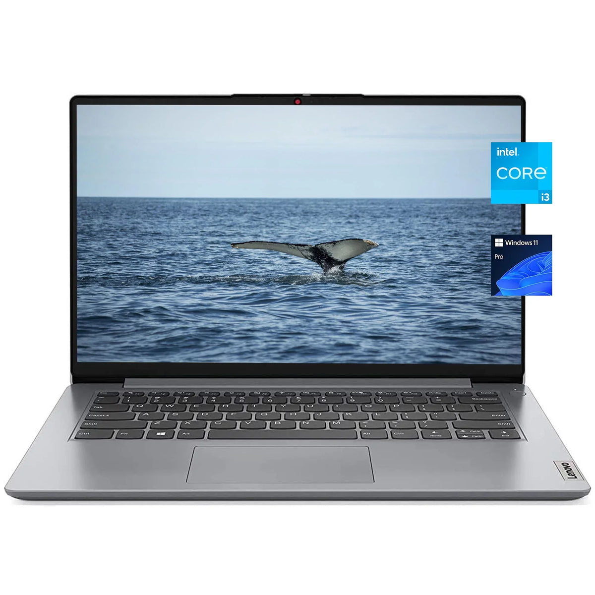 Lenovo Ideapad [Windows 11 Pro] 14" HD Business Laptop Computer, 12th Gen Intel 6-Core i3-1215U, 4GB RAM, 128GB PCIe SSD, Fingerprint Reader, Wi-Fi, Bluetooth 5, HDMI, Gray