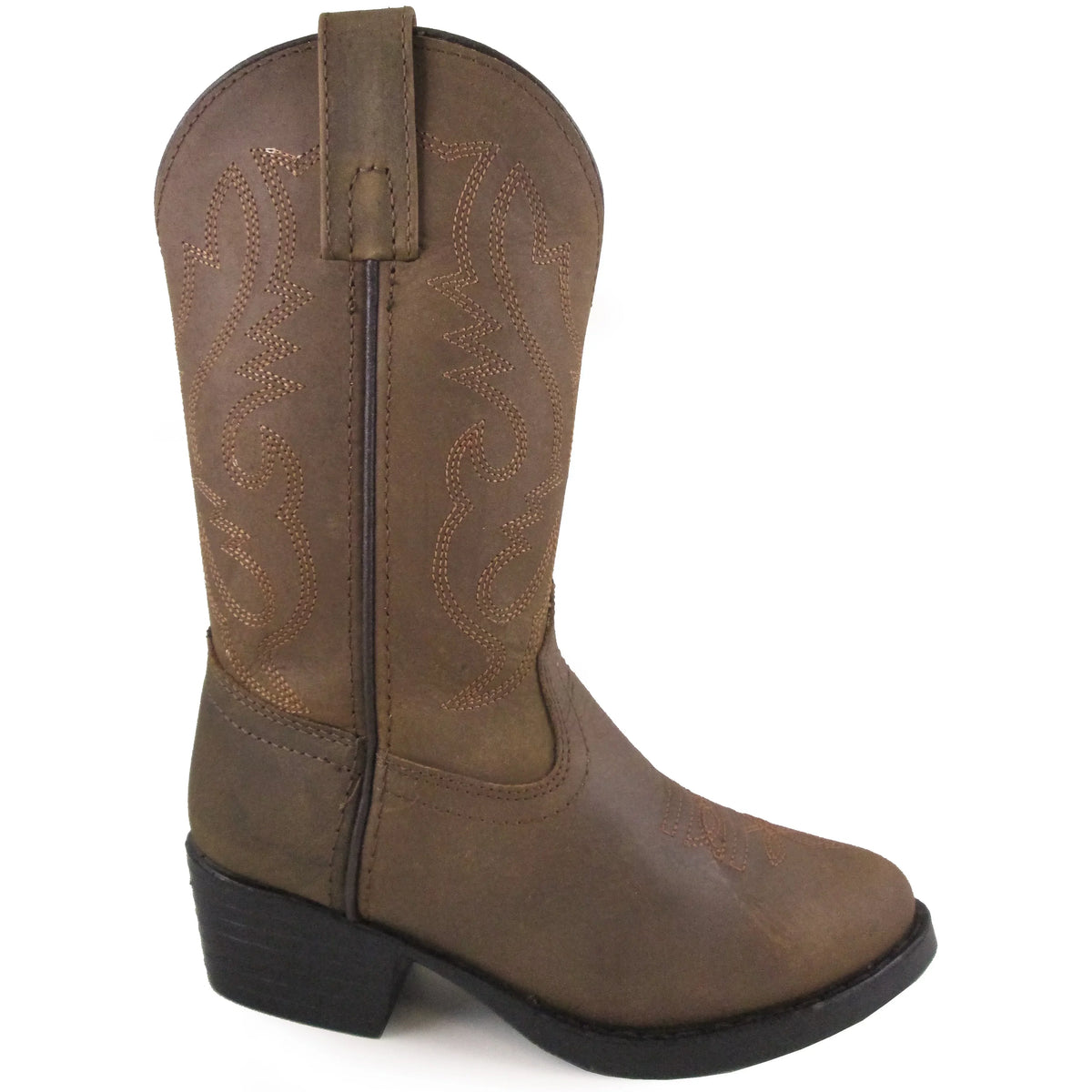 Smoky Mountain Boys' Denver Western Boot Round Toe Brown 9 D(M) US