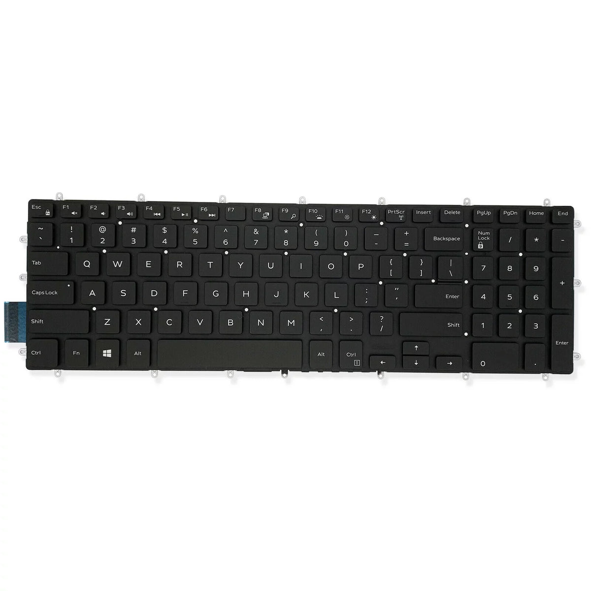 For Dell G5 5587 5590 G3 3579 3779 3590 G7 7588 7590 7790 White Characters Backlit Keyboard