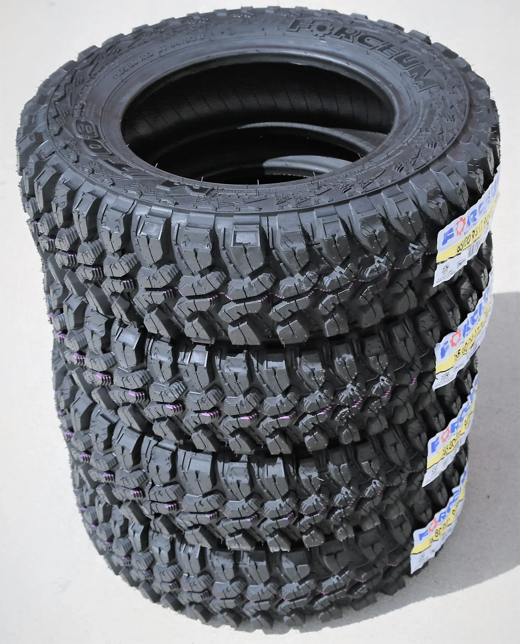 Set of 4 (FOUR) Forceum M/T 08 Plus LT 165/80R13 Load D (8 Ply) MT Mud Tires Fits: 1980 Mazda RX-7 GS, 1981-82 Mazda RX-7 GSL