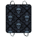 GCKG Dark Balck World Design Skull With Lacy Pattern Pet Car Seat Shield Dog Car Seat Mat Hammock Cargo Mat Trunk Mat For Cars Trucks and SUV 54x60 inches