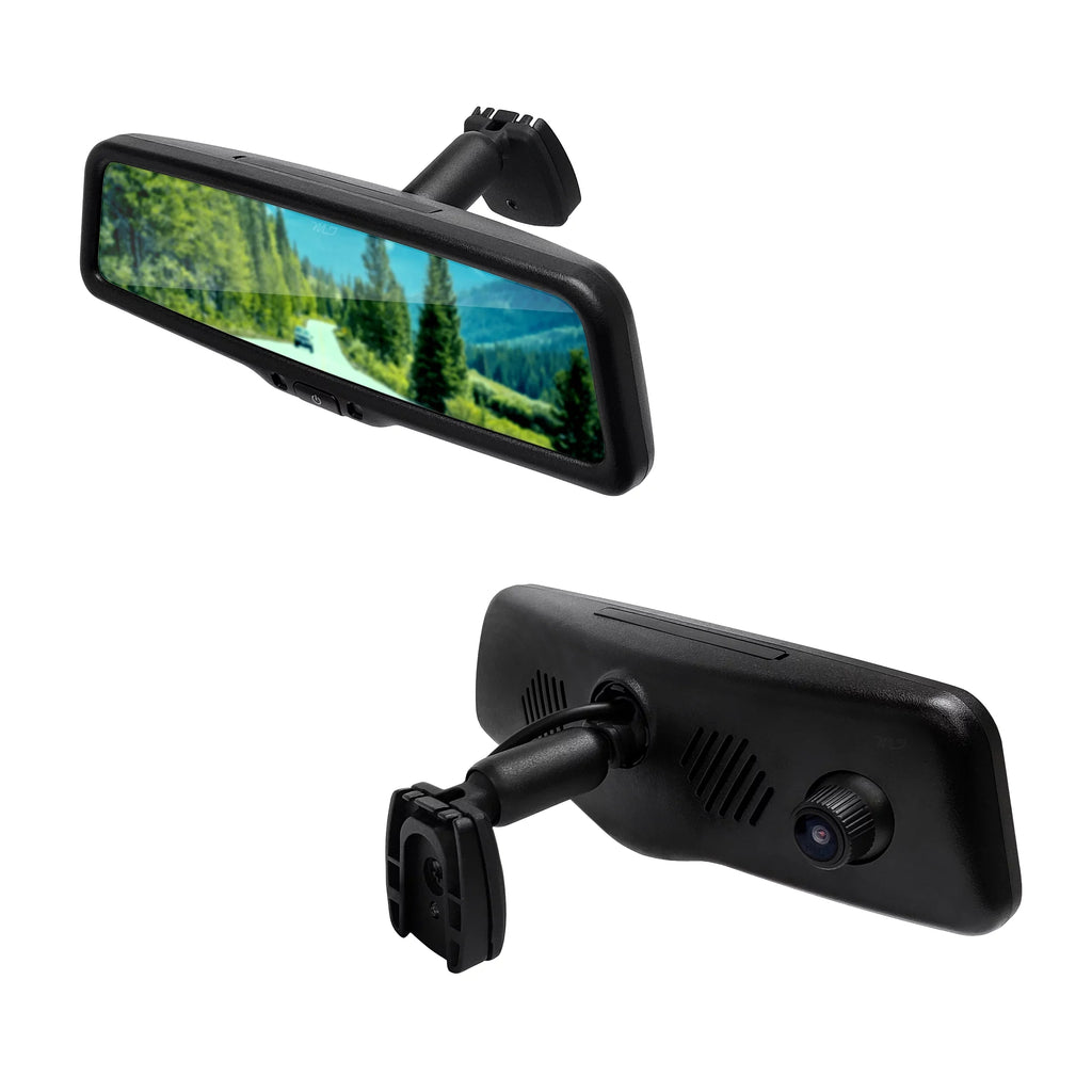 Master Tailgaters 10" IPS LCD Rear View Mirror with 1080p DVR, 140° Dash Cam, and Backup Camera Included for Complete Vehicle Monitoring- Universal Fit for All Cars