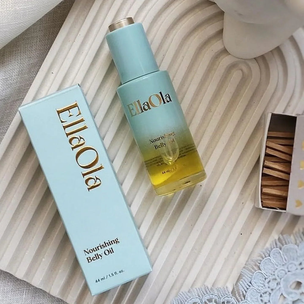 EllaOla Nourishing Belly Oil for stretch marks and to smooth, firm and brighten skin