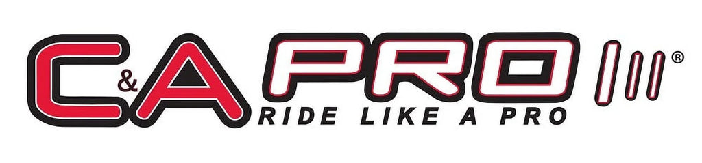 Pair of Black C&A Pro MTX 8" Snowmobile Mountain/Trail Skis W/Black C&A Loops
