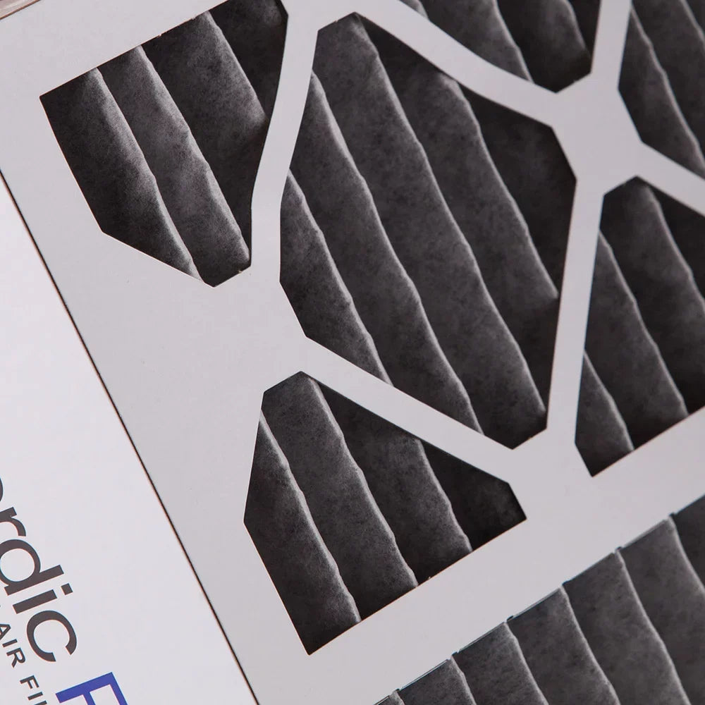 16x25x5 (4 3/8) Honeywell Replacement Air Filters MERV 10 Plus Carbon 4 Pack