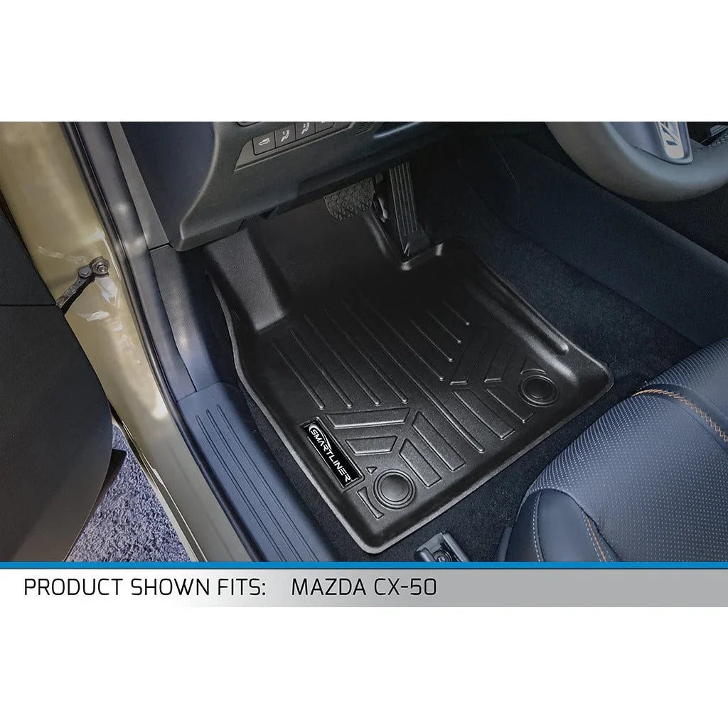 SMARTLINER All Weather Custom Fit Black Cargo Floor Mat Liner Compatible With 2023 Honda HR-V