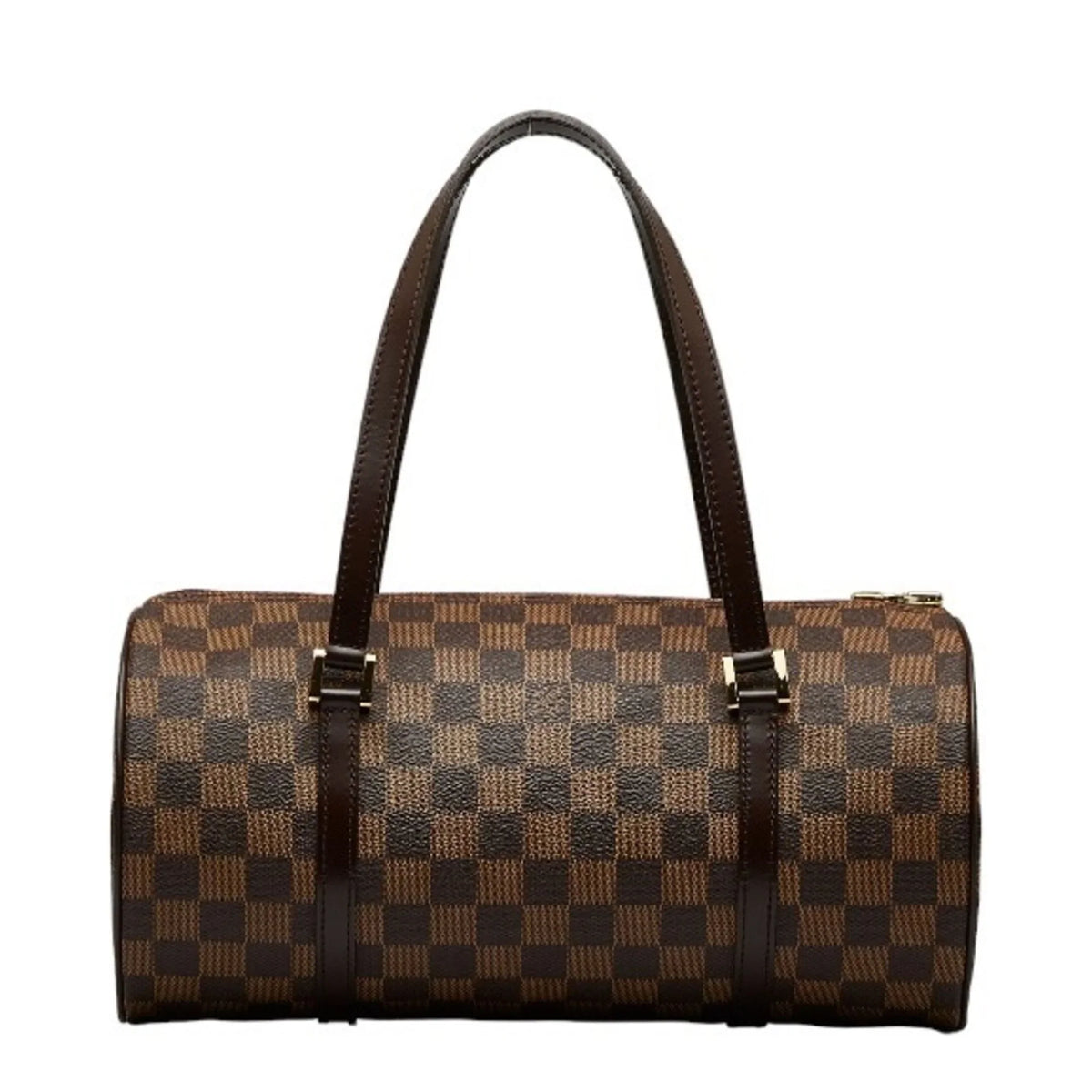 Pre-Owned Louis Vuitton Damier Ebene Papillon Handbag N51303 Brown PVC Leather Women's LOUIS VUITTON (Good)