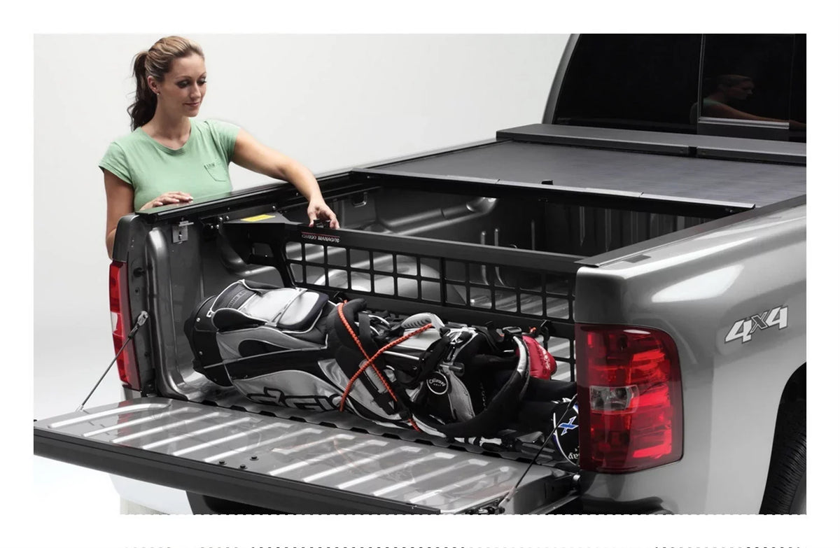 Roll-N-Lock by RealTruck CM570 Cargo Manager Rolling Truck Bed Divider; Compatible with Select 2007-2021 Toyota Tundra