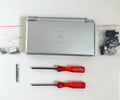 Replacement Housing for Nintendo DS Lite Glass Lens Shell Silver