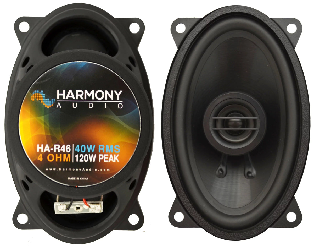 Fits Fiat Bertone X 1/9 1985-1988 Rear Deck Replacement Harmony HA-R46 Speakers