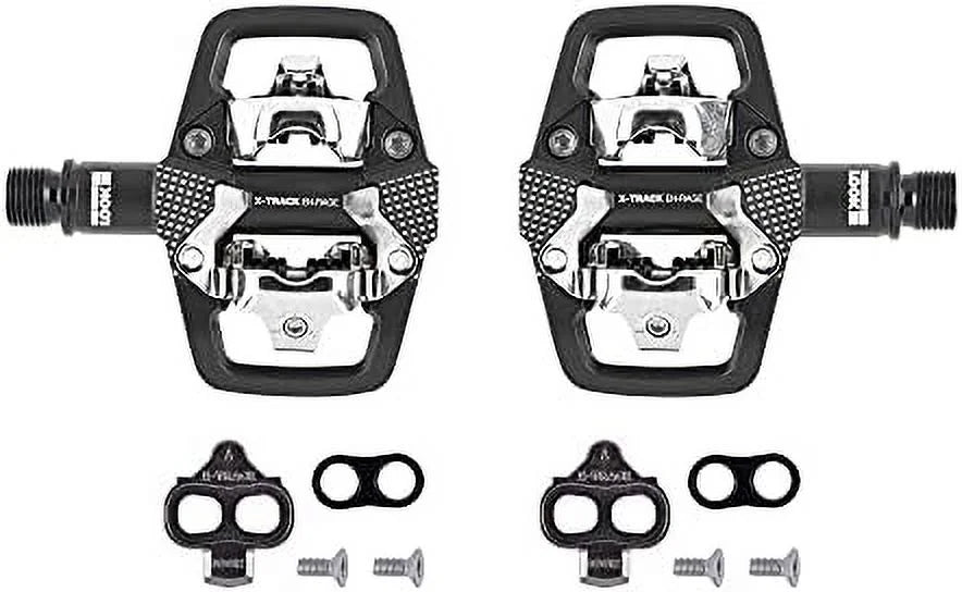 Cycle - X-Track En-Rage MTB Pedals - Standard SPD Mechanism Compatible - Clipless Pedal - Forged Aluminum Body - Large Contact Surfaces - Strong And Light Bike Pedals, Ideal For Trail Riding