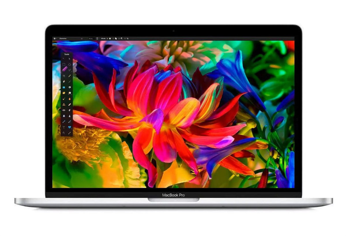 Apple A Grade Macbook Pro 13.3-inch (Retina, Silver) 2.4Ghz Dual Core i7 (Late 2016) MLUQ2LL/A-BTO 64GB SSD 8GB Memory 2560x1600 Display Mac OS Sierra Power Adapter Included