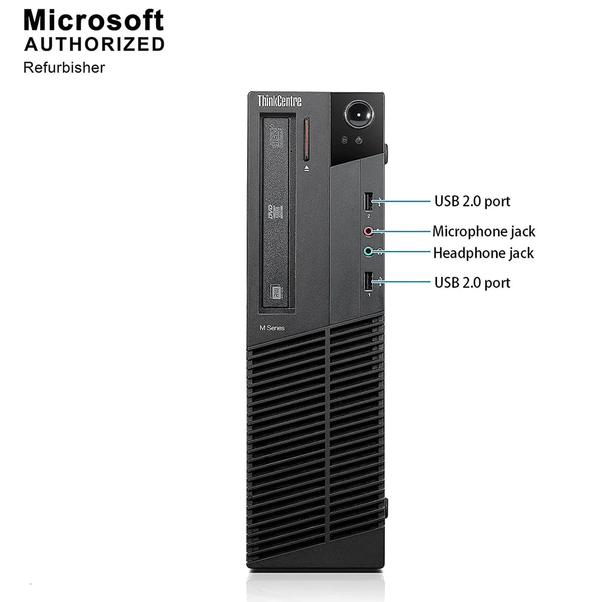 Lenovo Core i5 16GB 128GB SSD+1TB WIFI Windows 10 Pro For Fortnite Gaming Computer PC