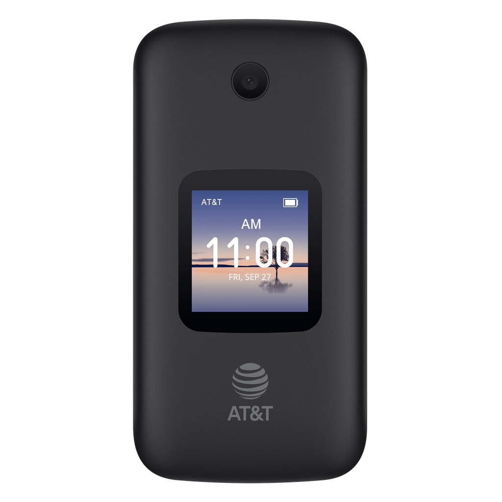 AT&T Alcatel, 4GB, Black - Prepaid SmartFlip Phone