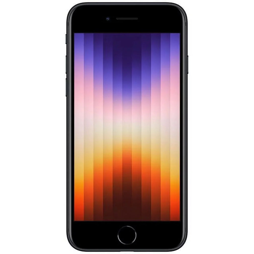 Restored Apple iPhone SE (3rd Gen) A2595 (Fully Unlocked) 256GB Midnight (Refurbished)