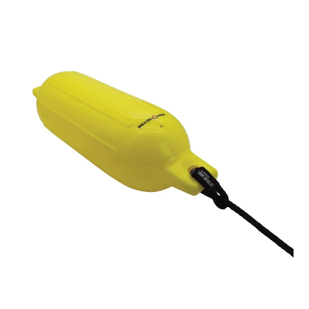 Extreme Max 3006.7599 Craft Inflatable Fender Value 2-Pack - 6.5" x 22", Neon Yellow
