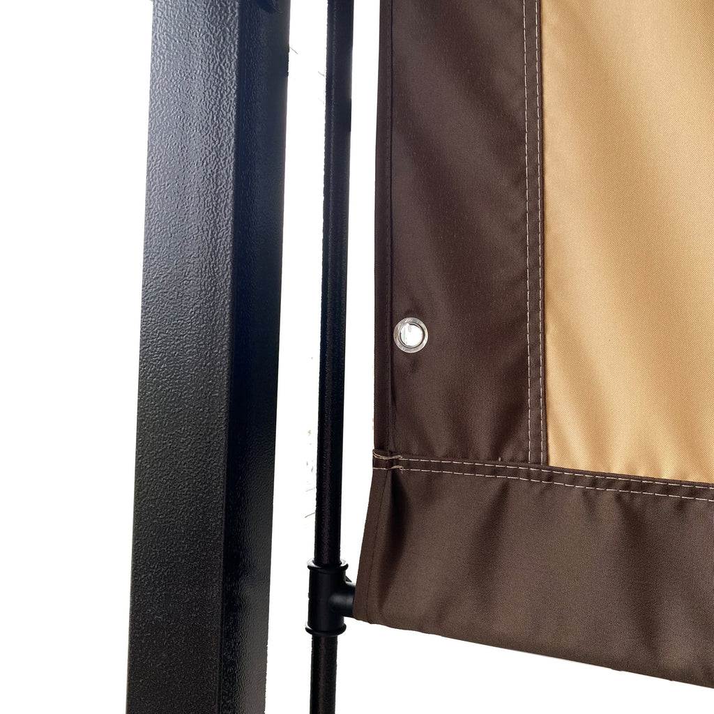 Universal Canopy Protection Replacement for 12x9 Ft Curved Outdoor Pergola Structure
